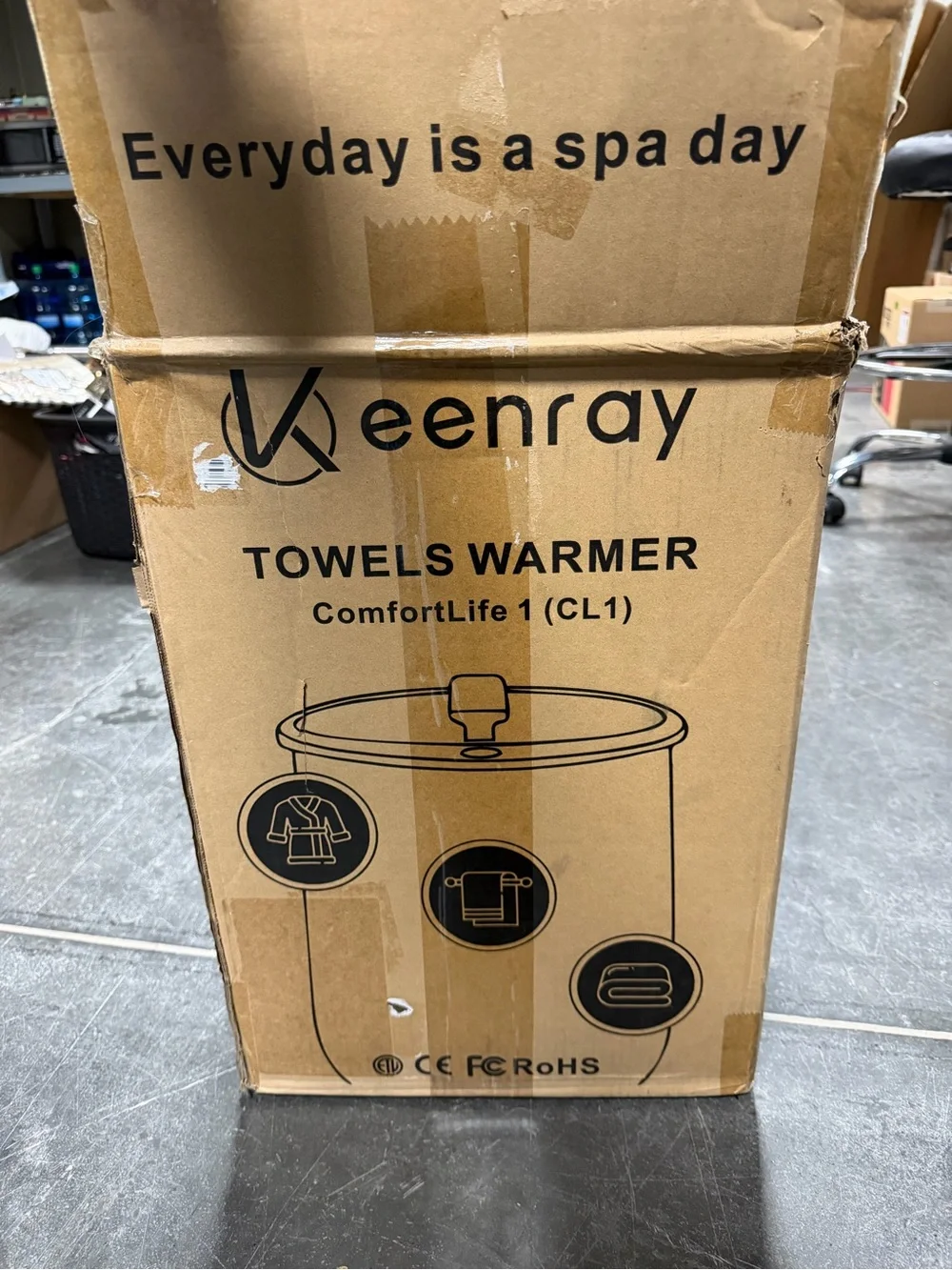 Keenray Towel Warmer, NEW